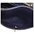 Chanel Vintage Classic Double Flap Quilted Lambskin Medium Marineblau - Ansicht 3