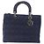 Christian Dior Lady Dior Denim Medium Azul