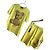 Autre Marque Avenue George V Set T-shirt e Pantaloncini Gialli Giallo