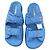 Chanel Blue Quilted Leather Flat Sandals