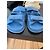 Chanel Blue Quilted Leather Flat Sandals - view 3