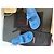 Chanel Blue Quilted Leather Flat Sandals - view 6