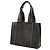 Bolso Tote Chloé Woody Leather Negro - vista 7