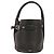 Céline Borsa a tracolla Celine Leather Big Bag Bucket Nano Nero - vista 2