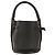 Céline Borsa a tracolla Celine Leather Big Bag Bucket Nano Nero - vista 3
