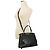 Fendi Peekaboo Medium 2-Way Schultertasche aus Leder Schwarz - Ansicht 11