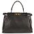 Fendi Peekaboo Medium 2-Way Schultertasche aus Leder Schwarz - Ansicht 2