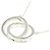 Autre Marque Collar Tiffany & Co. 1837 Interlocking Circle Plata - vista 3