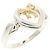 Autre Marque Tiffany & Co. 925 750YG Ringband Silber Golden