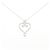 Autre Marque Tiffany Goldoni Herz-Halskette Silber