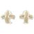 Autre Marque Pendientes de clip Tiffany Signature Plata Dorado
