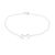 Autre Marque Pulsera Tiffany Double Loving Heart Plata - vista 3