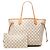 Bolso Tote Louis Vuitton Damier Azur Neverfull MM Blanco - vista 7