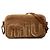 Borsa a tracolla in montone con logo Miu Miu Marrone