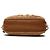 Borsa a tracolla in montone con logo Miu Miu Marrone - vista 3