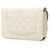 Bolso de hombro Chanel Matelassé Coco Mark con cartera y cadena Blanco - vista 2