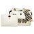 Bolsa de Ombro Fendi Click Chain em Couro Branco - vista 7