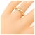 Anillo de bodas Cartier en oro amarillo de 18K Dorado - vista 4