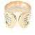 Anello Cartier 2C in oro rosa bianco e giallo 18K D'oro - vista 2