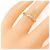 Anello Fascia Cartier Pink Gold D'oro - vista 5