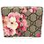 Cartera bi-fold Gucci GG Blooms Castaño Rosa
