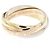 Anillo Cartier Trinity en oro blanco oro amarillo y oro rosa Dorado