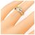 Anillo Cartier Trinity en oro blanco oro amarillo y oro rosa Dorado - vista 5