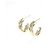 Pendientes Cartier Trinity Small Dorado - vista 2
