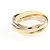 Anello Cartier Trinity in oro rosa bianco e giallo 18K D'oro