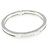 Bague Gucci Infinity en or blanc Doré - vue 3