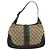 Gucci Web Jackie O Hobo GG Canvas Medium Beige