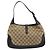 Gucci Web Jackie O Hobo GG Canvas Medium Beige - vue 2