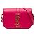 Autre Marque Borsa a tracolla e spalla Saint Laurent Cassandra YSL Logo Rosa