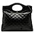 Borsa a tracolla con catena Chanel Coco Mark 31 Trentien Nero