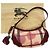Burberry Nova Check Accessoire-Tasche in Herzform Rot Beige - Ansicht 2