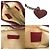 Burberry Nova Check Accessoire-Tasche in Herzform Rot Beige - Ansicht 7