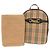 Mochila Burberry de algodón y cuero beige con estampado Check - vista 2