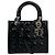 Bolso Christian Dior Lady Cannage Negro