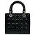Bolso Christian Dior Lady Cannage Negro - vista 2