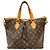 Louis Vuitton Palermo PM Handtasche Braun - Ansicht 2
