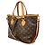 Louis Vuitton Palermo PM Handtasche Braun - Ansicht 4
