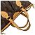 Louis Vuitton Palermo PM Handtasche Braun - Ansicht 6