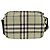 Borsa a tracolla Burberry Crossbody Nova Check Bianco Blu Grigio - vista 2
