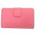 Carteira bi-fold Prada em couro Saffiano rosa - vista 3
