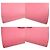 Carteira bi-fold Prada em couro Saffiano rosa - vista 6