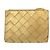 Bottega Veneta Bi-fold Leather Wallet Golden - view 3