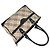 Bolsa Burberry Nova Check Preto Bege - vista 5