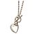 Hermès Collier pendentif cœur Clou de Forge Hermes Argenté - vue 3
