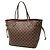 Louis Vuitton Damier Neverfull MM Shoulder Bag Brown - view 2