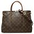 Sac à main Louis Vuitton Monogram Pallas Marron Noir